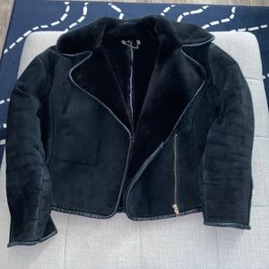 Black winter fur inside waist coat. Very good condition size M